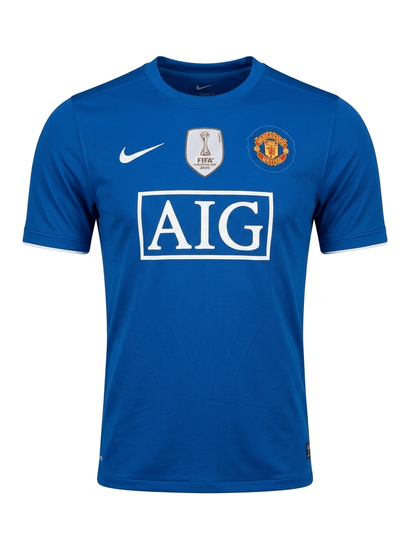 Camiseta Retro Azul Manchester United 2008