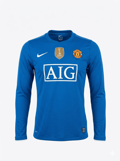 Camiseta Retro Azul Manchester United 2008 Versión Jugador y Fan - Calidad 1:1 | Velocity Savage