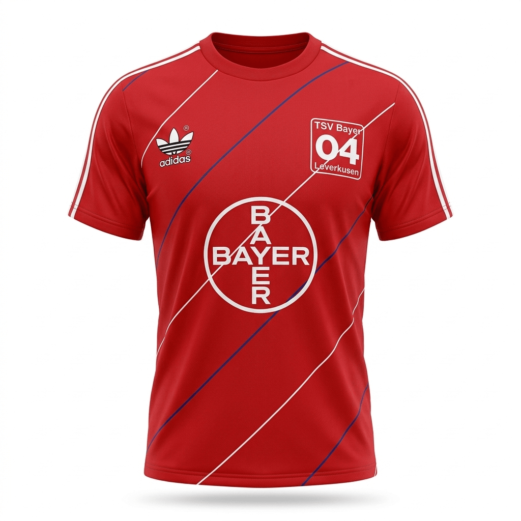 Camiseta Retro Bayer Leverkusen 1987 - 88 Local Calidad 1:1 - tag5 | Velocity Savage Colombia