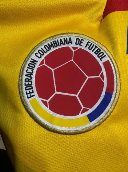 Camiseta Retro Colombia 1990 Amarilla - Velocity Savage