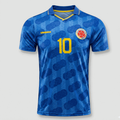 Camiseta Retro Colombia 1994 Pibe Valderrama | Velocity Savage