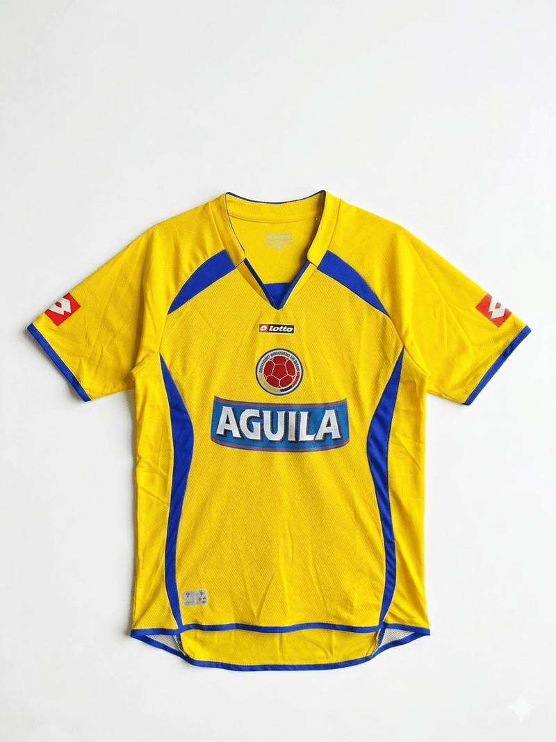 Camiseta Retro Colombia 2007 Amarilla