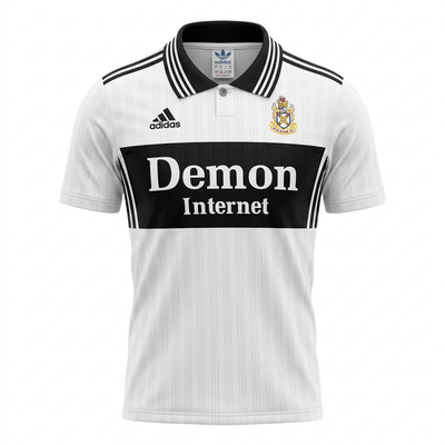 Camiseta Retro Fulham Local 1998 - 1999 Blanca Calidad 1:1 - tag5 | Velocity Savage Colombia