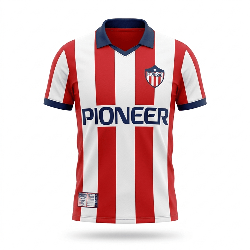 Camiseta Retro Junior de Barranquilla Rinic 1977