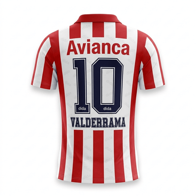 Camiseta Retro Junior Dida Local 1995 Pibe Valderrama Versión Jugador y Fan - Calidad 1:1 | Velocity Savage