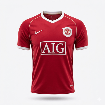 Camiseta Retro Manchester United 2007 Versión Jugador y Fan - Calidad 1:1 | Velocity Savage