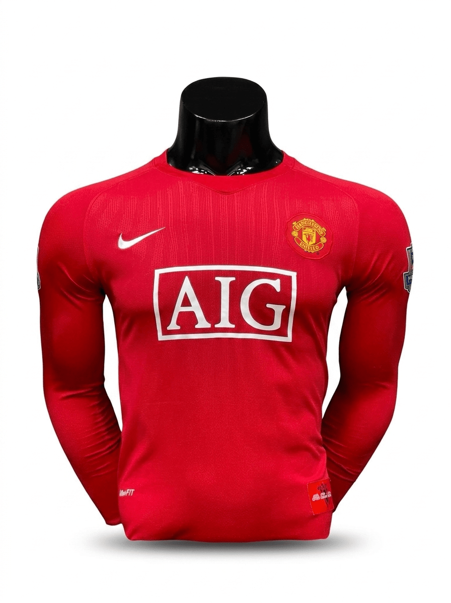 Camiseta Retro Manchester United 2008 Versión Jugador y Fan - Calidad 1:1 | Velocity Savage