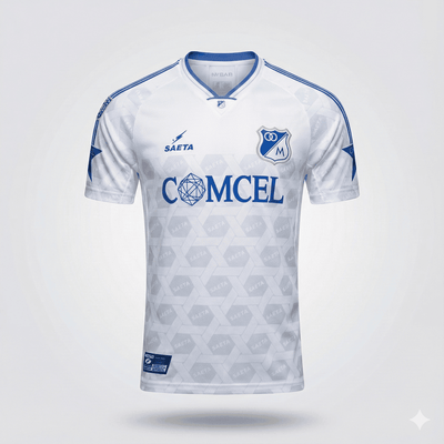 Camiseta Retro Millonarios 2001 Comcel | Velocity Savage
