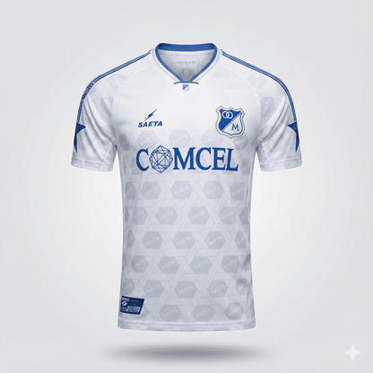 Camiseta Retro Millonarios 2001 Comcel | Velocity Savage