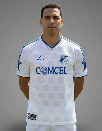 Camiseta Retro Millonarios 2001 Comcel | Velocity Savage