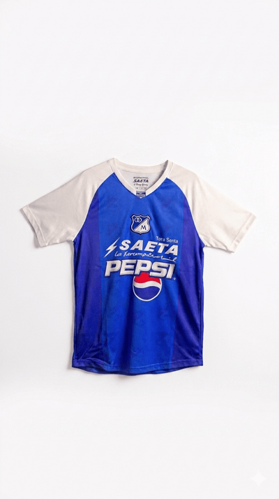 Camiseta Retro Millonarios 2006 Pepsi Versión Jugador y Fan - Calidad 1:1 | Velocity Savage