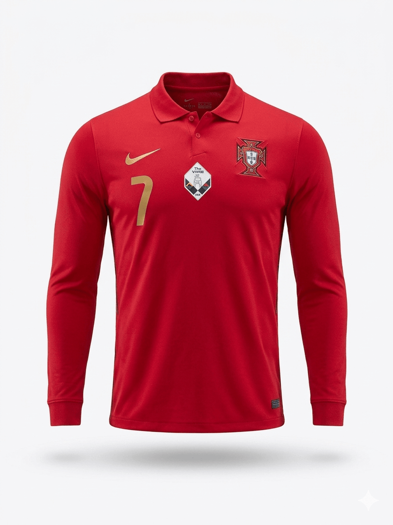 Camiseta Retro Portugal 2016 CR7