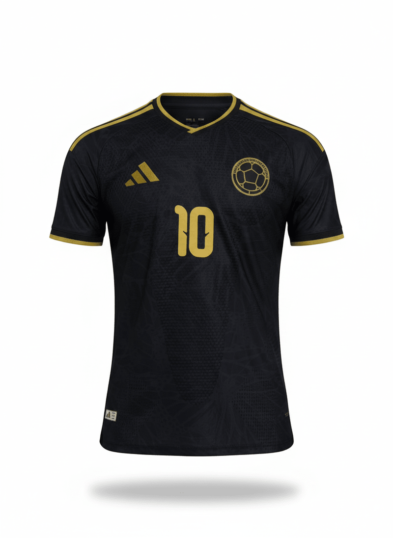 Camiseta Selección Colombia 2026 Tipo Fan Negra