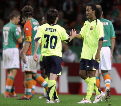Camiseta Visitante Barcelona Retro 2006-07 