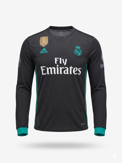 Camiseta Visitante Real Madrid 2018 Manga Larga Versión Jugador y Fan - Calidad 1:1 | Velocity Savage