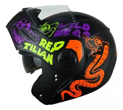 Casco Abatible Certificado para Niños - Velocity Savage