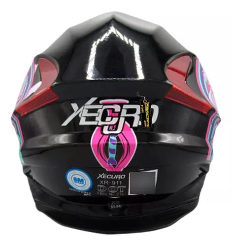 Casco Certificados Para Niños Marca Xecuro 911 - Velocity Savage