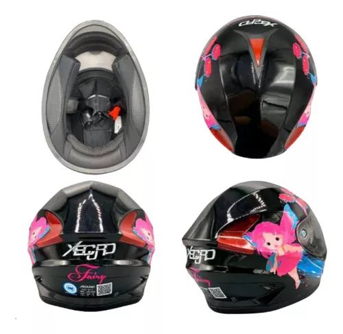 Casco Certificados Para Niños Marca Xecuro 911 - Velocity Savage