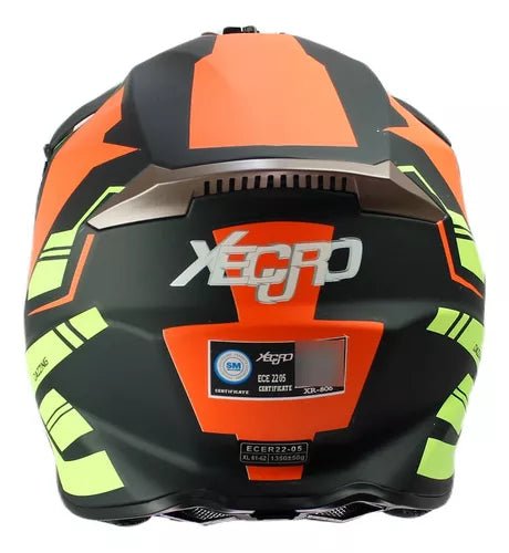 Casco Cross Moto Certificado Ece Xecuro 806 - Velocity Savage