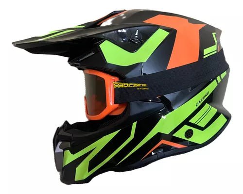 Casco Cross Moto Certificado Ece Xecuro 806 - Velocity Savage