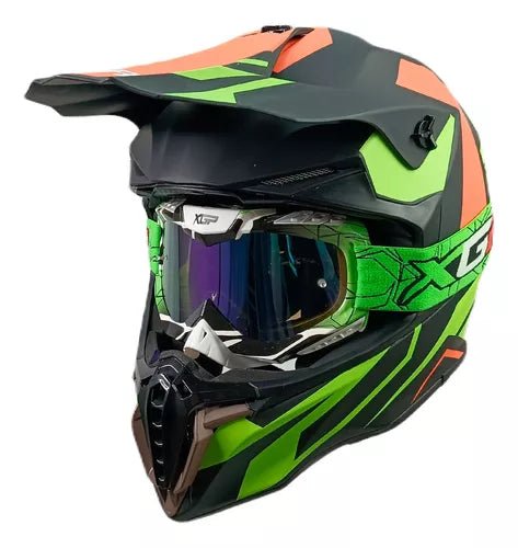 Casco Cross Moto Certificado Ece Xecuro 806 - Velocity Savage