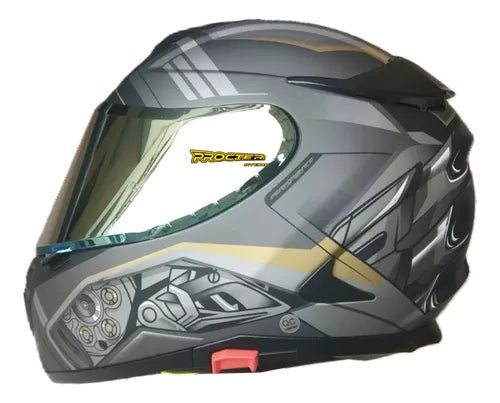 Casco Xtrong 822 Dv Doble Visor Procter Edición Especial - Velocity Savage