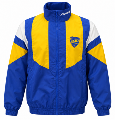 Chaqueta retro azul y amarilla de Boca Juniors Adidas