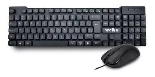 Combo Teclado Y Mouse Usb Alambrico Weibo Fc - 535 - Velocity Savage