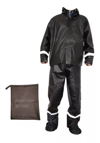 Combo Traje Impermeable 4 Piezas + Protector Maleta Reflecti - Velocity Savage