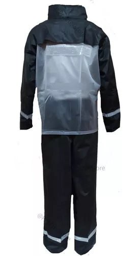 Combo Traje Impermeable 4 Piezas + Protector Maleta Reflecti - Velocity Savage