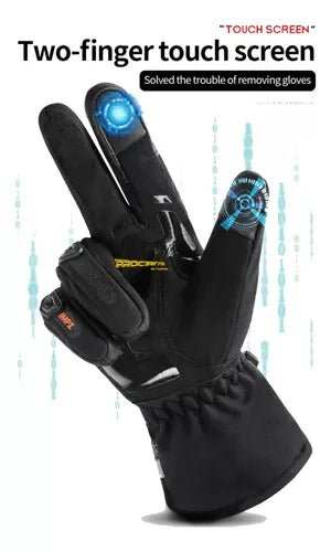 Guantes 100% Impermeables Y Térmicos Caña Larga - Velocity Savage