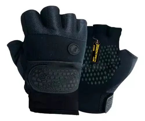 Guantes Corto Medio Dedo Gym Unisex Deportes Moto Ciclismo - Velocity Savage