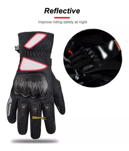 Guantes Impermeables Suomy Térmicos Táctiles Protección - Velocity Savage