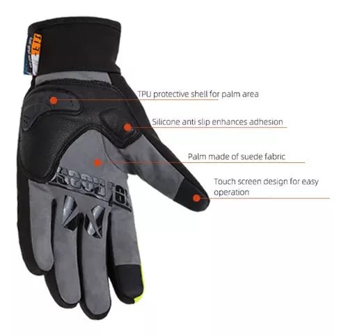 Guantes Impermeables Y Térmicos 100%masontex Mto 36 Cortos - Velocity Savage