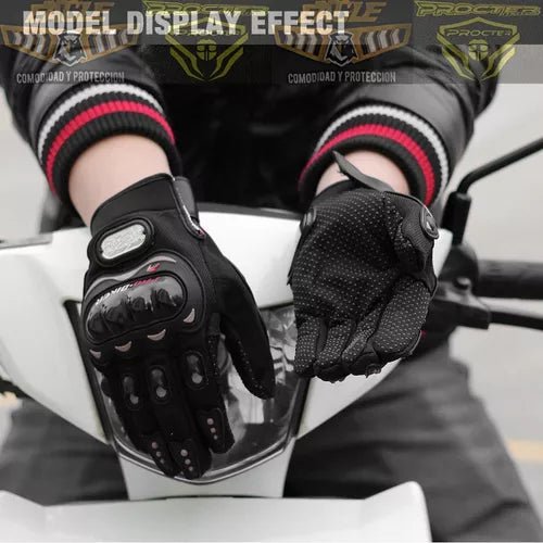 Guantes Moto Ciclista Con Proteccion En Nudillos Y En Palmas - Velocity Savage