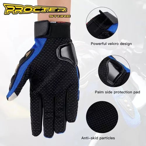 Guantes Moto Ciclista Con Proteccion En Nudillos Y En Palmas - Velocity Savage