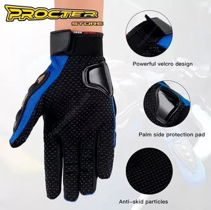 Guantes Moto Ciclista Con Proteccion En Nudillos Y En Palmas - Velocity Savage