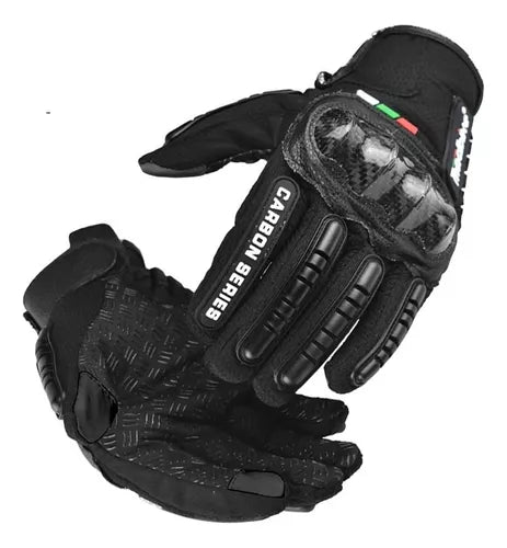 Guantes Moto Mad Bike Carbon Series Proteccion Originales - Velocity Savage