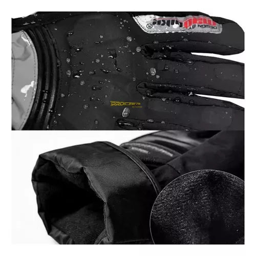 Guantes Moto Térmicos Impermeables Protección 100% Madbike - Velocity Savage