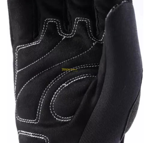 Guantes Para Moto Protección Cuero Y Microfibra Masontex - Velocity Savage