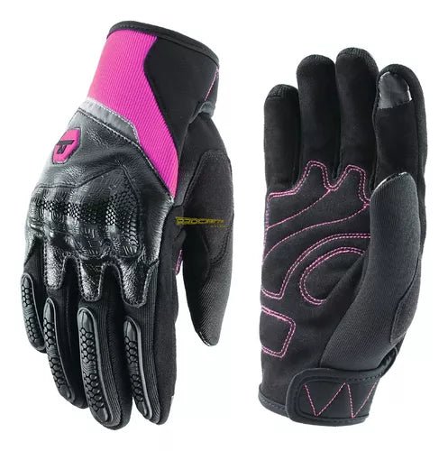 Guantes Para Moto Protección Cuero Y Microfibra Masontex - Velocity Savage