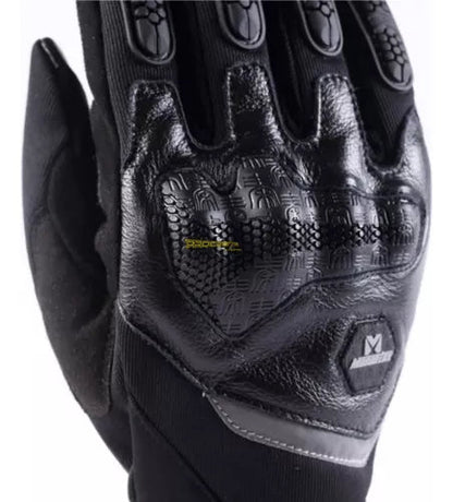 Guantes Para Moto Protección Cuero Y Microfibra Masontex - Velocity Savage