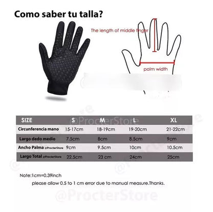 Guantes Térmicos Semi Impermeables Y Táctiles - Velocity Savage