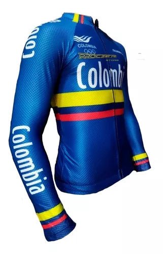 Jersey Ciclismo Maillot Manga Larga Ruta Mtb Colombia Camisa - Velocity Savage