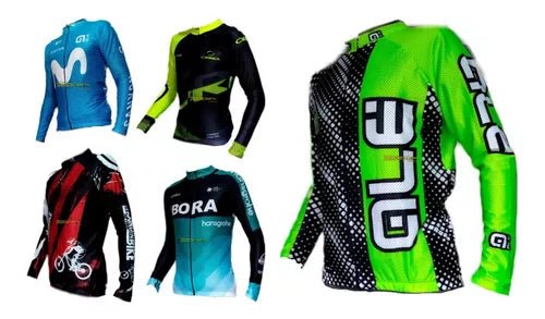 Jersey Ciclismo Maillot Manga Larga Ruta Mtb Colombia Camisa - Velocity Savage