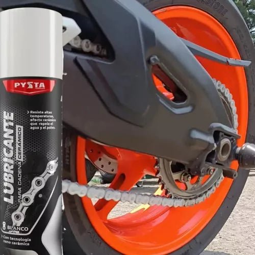 Lubricante Ceramico Cadenas Duradero + Cepillo Cadena - Velocity Savage