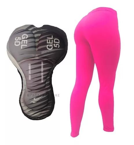 Lycra Para Mujer Larga Con Badana Pantalon Ciclismo Dama - Velocity Savage