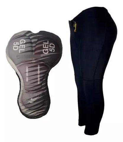 Lycra Para Mujer Larga Con Badana Pantalon Ciclismo Dama - Velocity Savage