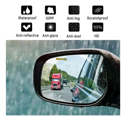 Pelicula Antiempañante Espejo Retrovisor X2pcs Anti Fog Film - Velocity Savage