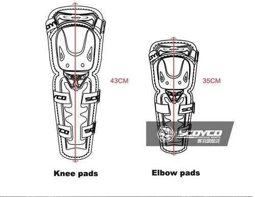 Rodilleras con Coderas Scoyco K11 Kit De Protección - Velocity Savage